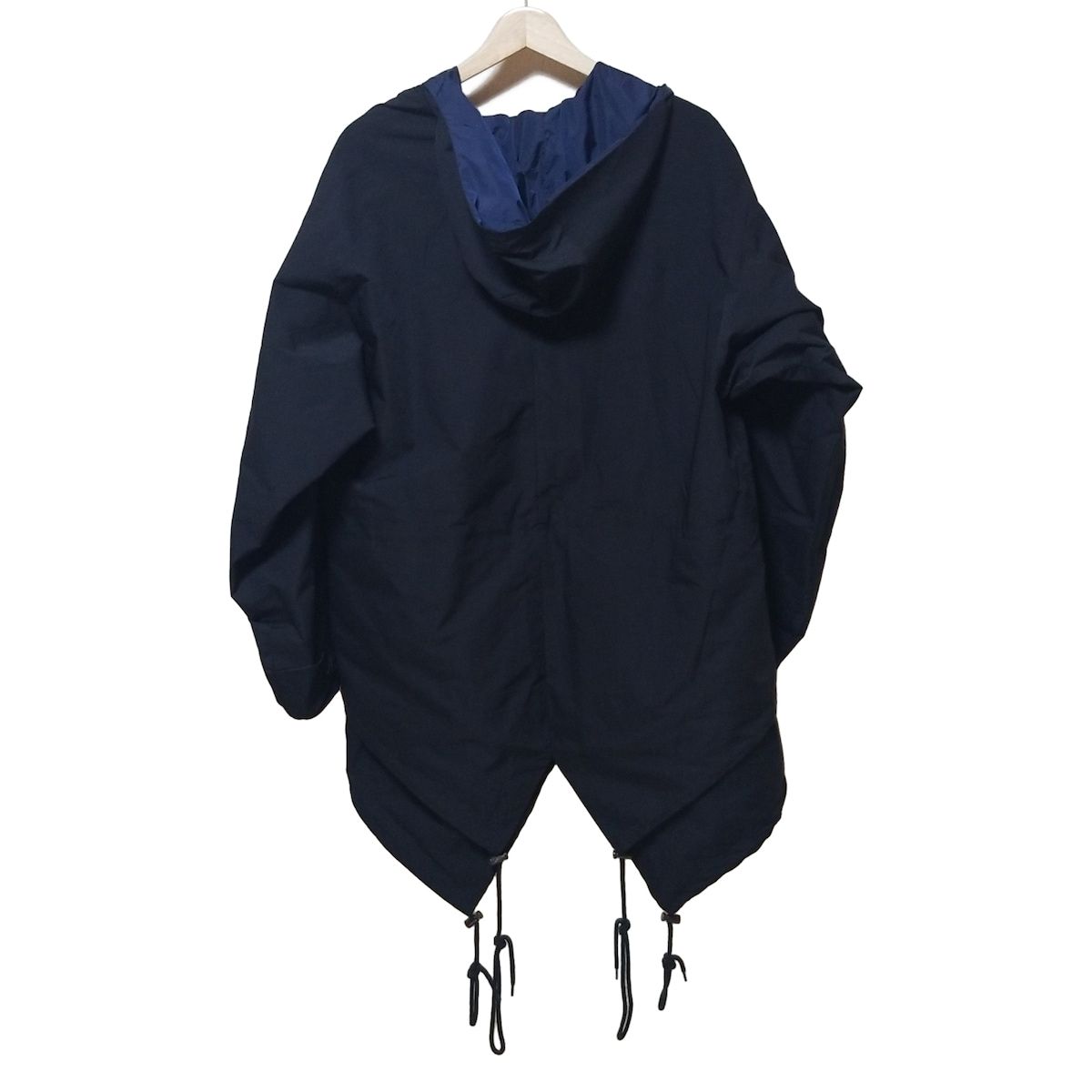 MARNI マルニ コート サイズ38 S レディース - 黒×ネイビー 長袖|リバーシブル|春|秋