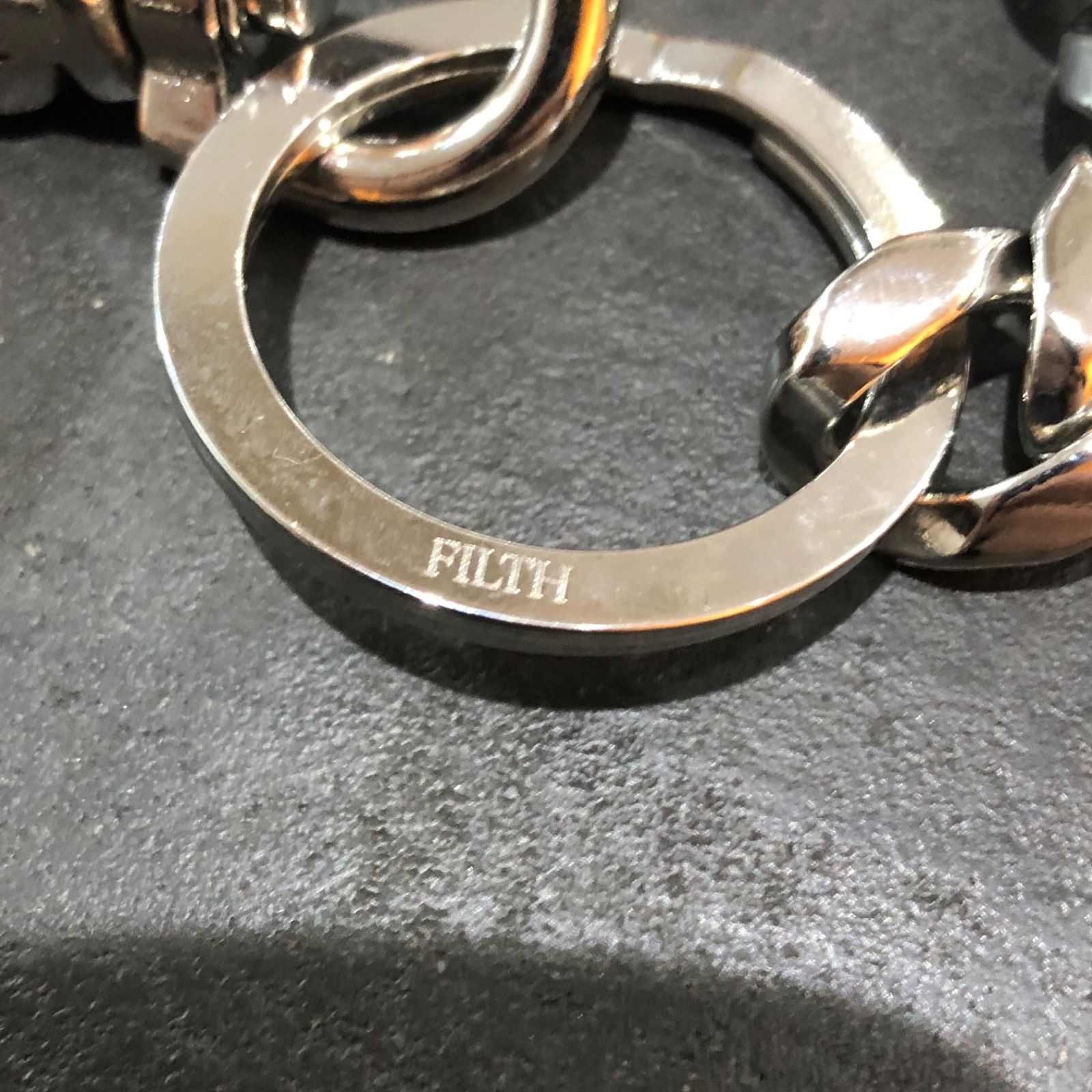 参考上代26400円 FILTH 25SS SHINE WALLET CHAIN シャイン