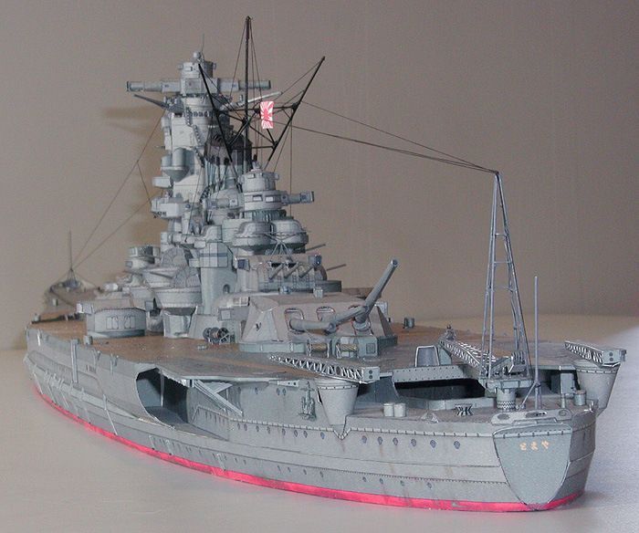 【即日発送】紙模型　戦艦　大和　1:250　高難度【送料無料】