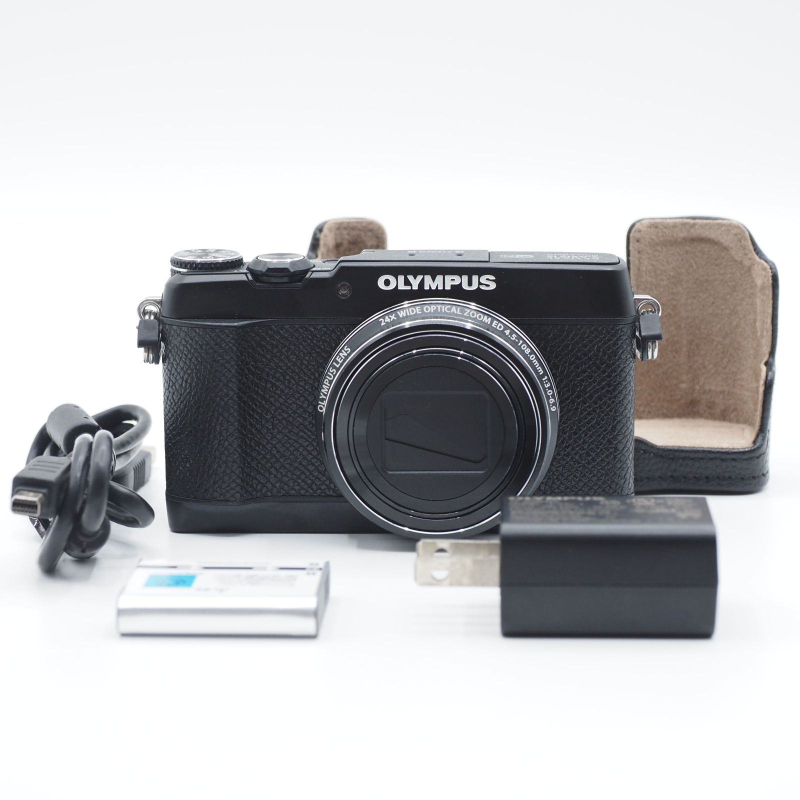 級 ハーフケース OLYMPUS オリンパス コンパクトデジタルカメラ STYLUS SH-3 ブラック 2866