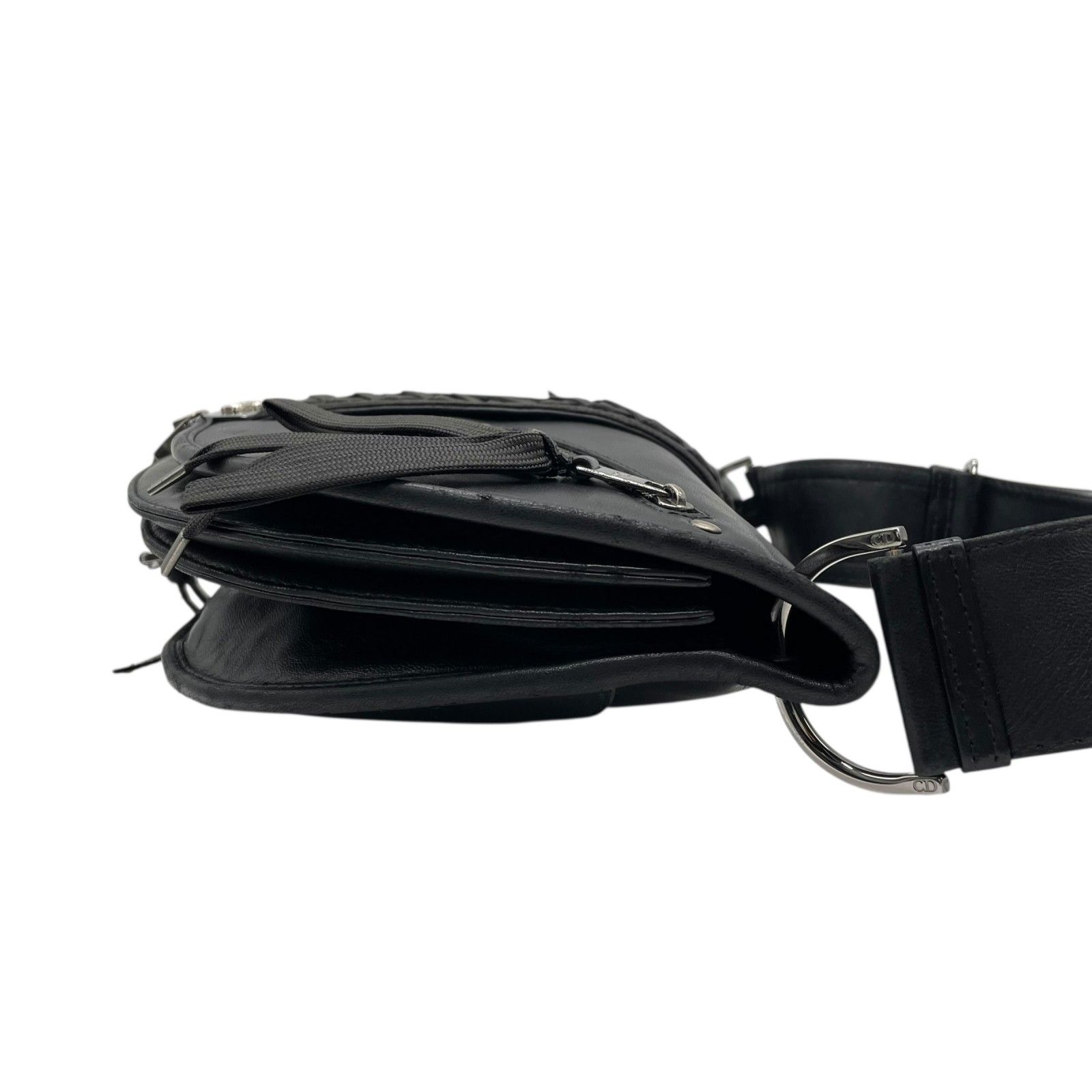 Christian Dior ブラック レザーアドミットイット