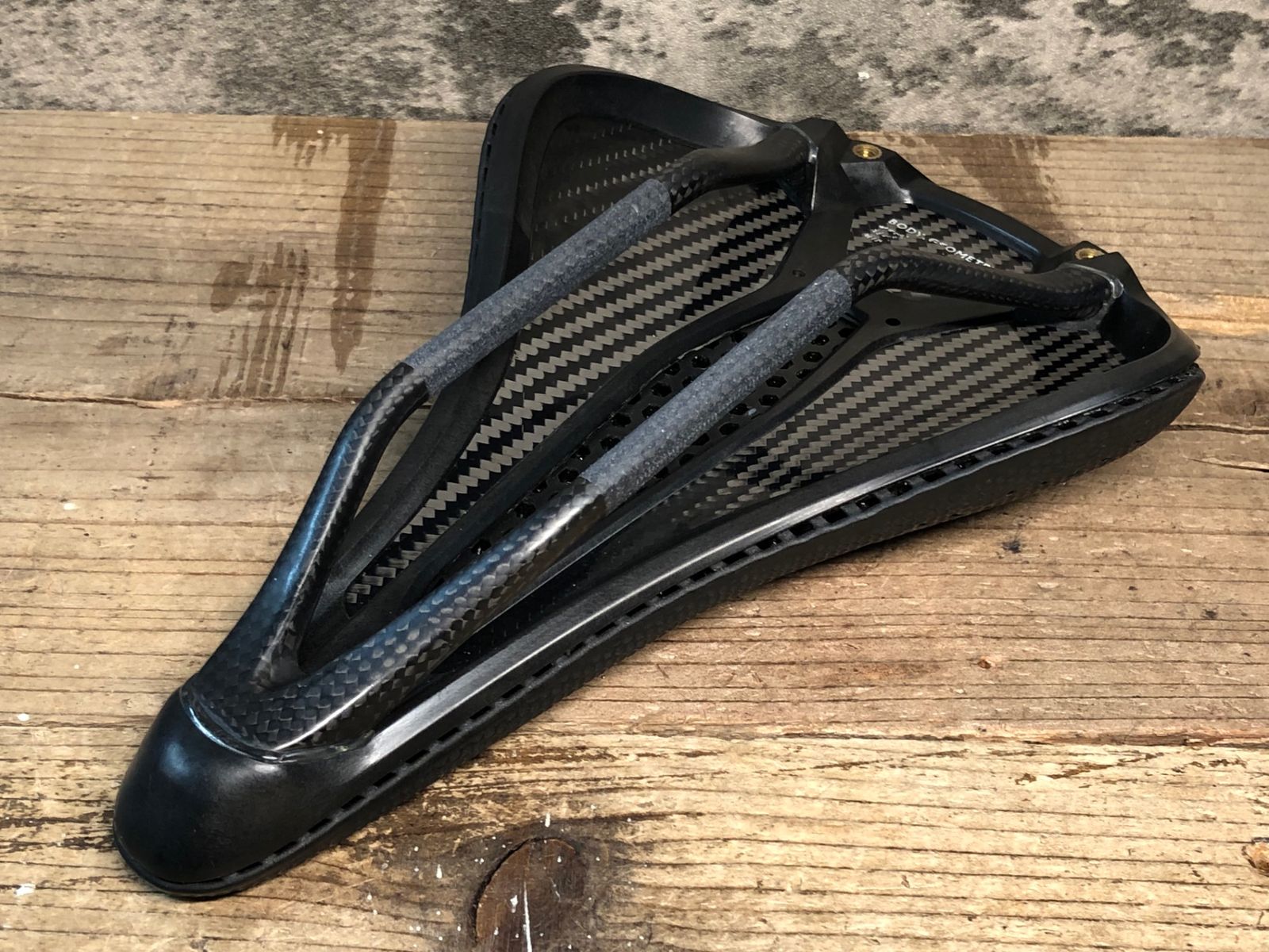 JM115 スペシャライズド SPECIALIZED S-WORKS POWER MIRROR サドル 黒 155mm カーボンレール 座面割れ ジャンク