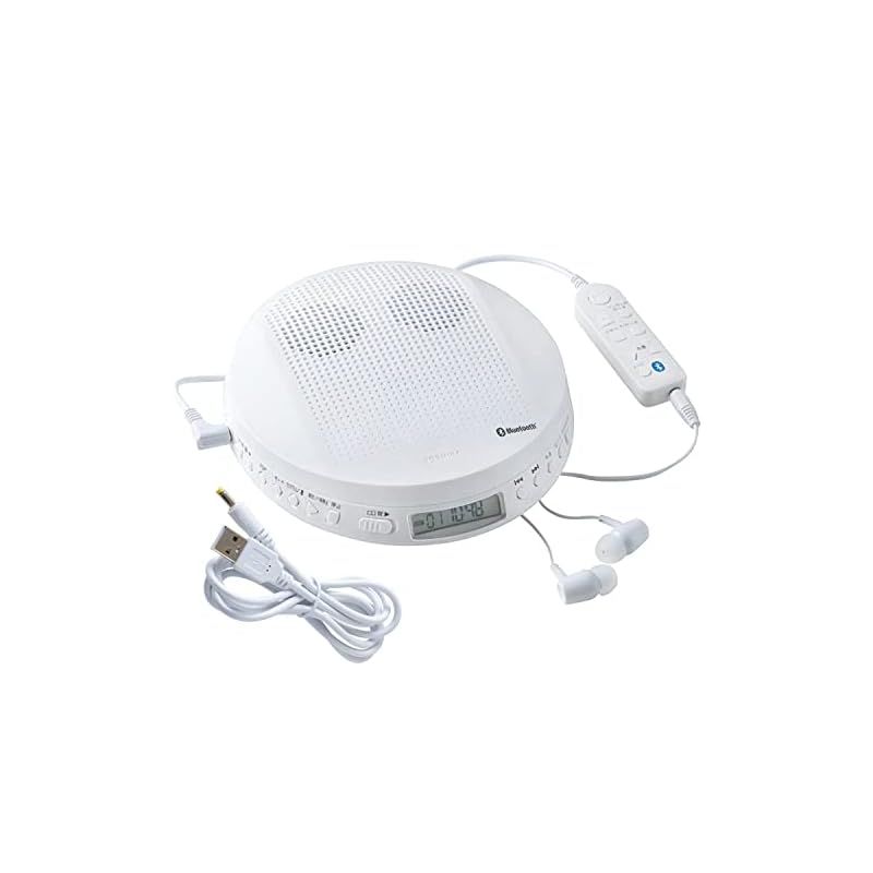 東芝 ポータブルCDプレーヤー ホワイト TY-P50 W