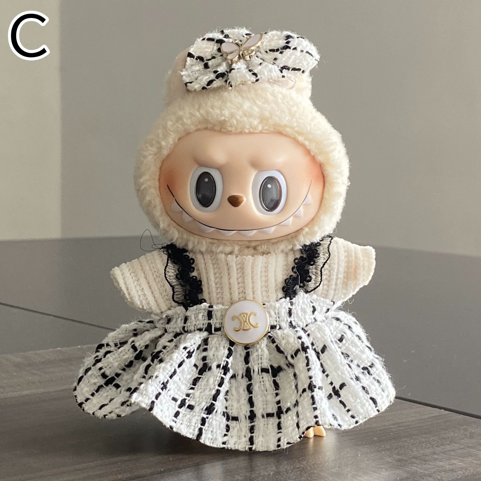 ぬいぐるみ服 labubu ラブブ 15-17cm 第1/2/3世代通用