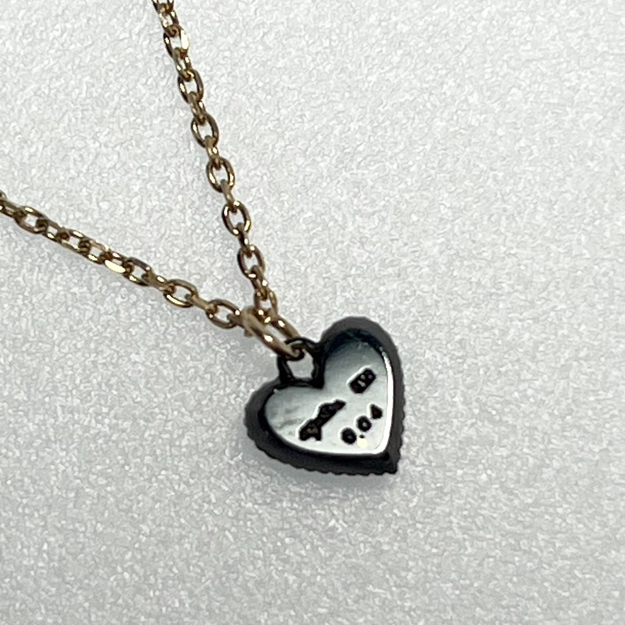 最終値下げ【美品】agete アガット K10 ブラックダイヤネックレス