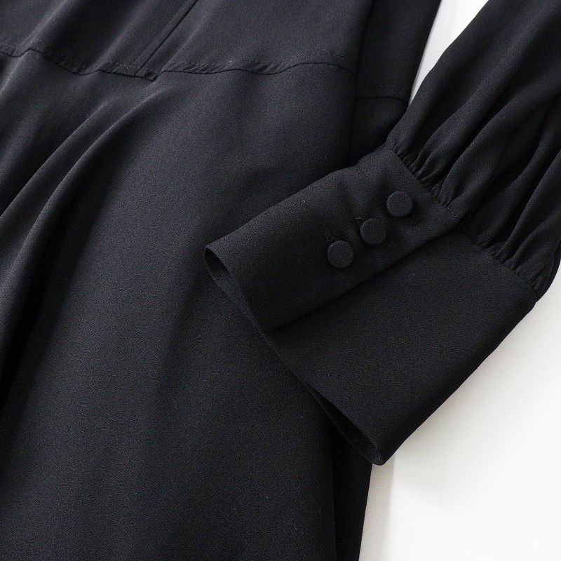  ハナエモリ セルフォード HANAE MORI CELFORD コラボ Ａラインワンピース 38 ブラック┃黒 フォーマル ドレス その他 その他