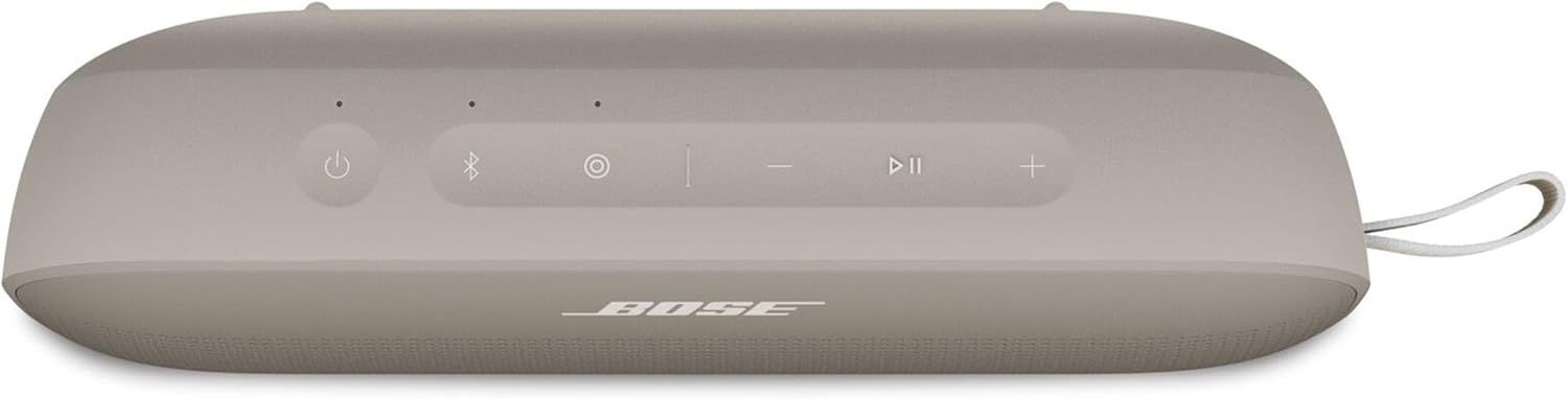 長持ちする Bose SoundLink Flex Portable Speaker 第2世代 ワイヤレス Bluetooth 小型 ポータブル スピーカー ハイファイオーディオ 最長12時間連続再生 防水 防塵 サンドストーン