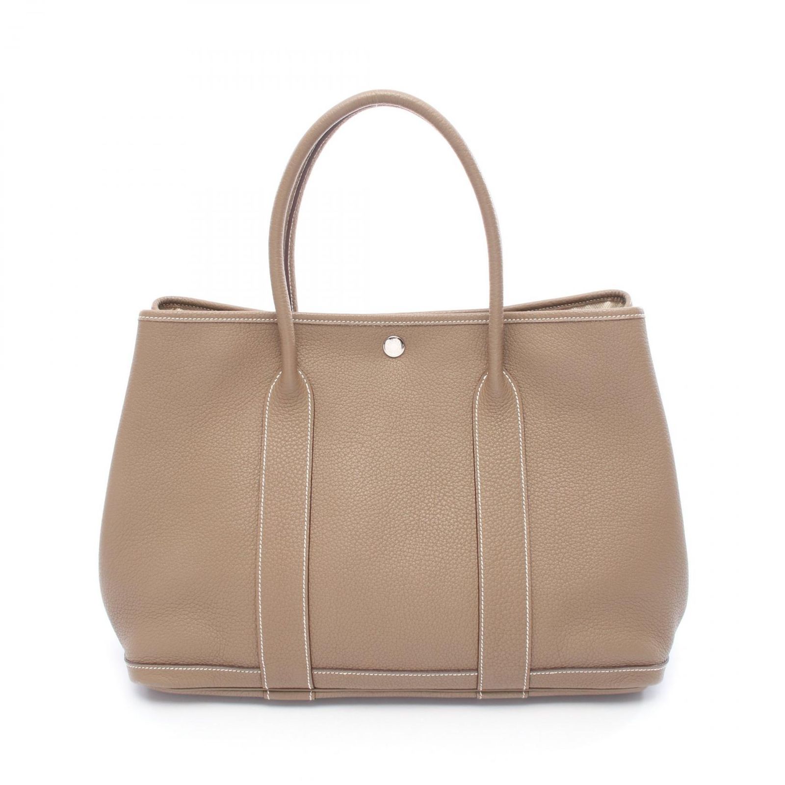 HERMES ガーデンパーティ PM エトゥープ トートバッグ 保存袋付き エルメス HERMES トートバッグ ガーデンパーティPM エトゥープ