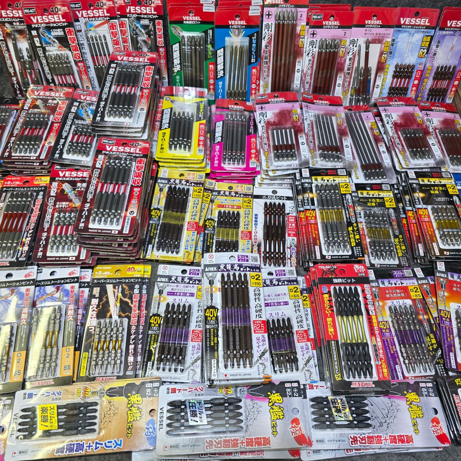 最大90％オフ／最終セール！ ♥ 大 まとめ売り ビット5本入り 200パックまとめ売り 六角軸6.35mm インパクトドライバー用 メーカー サイズ混合 約1000本 桶川店 専門店ならではの品揃え！