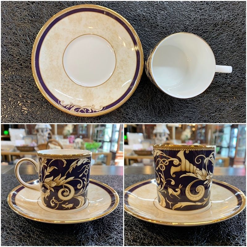 希少品 ウェッジウッド 3点セット トリオ カップ＆ソーサー ＋プレート