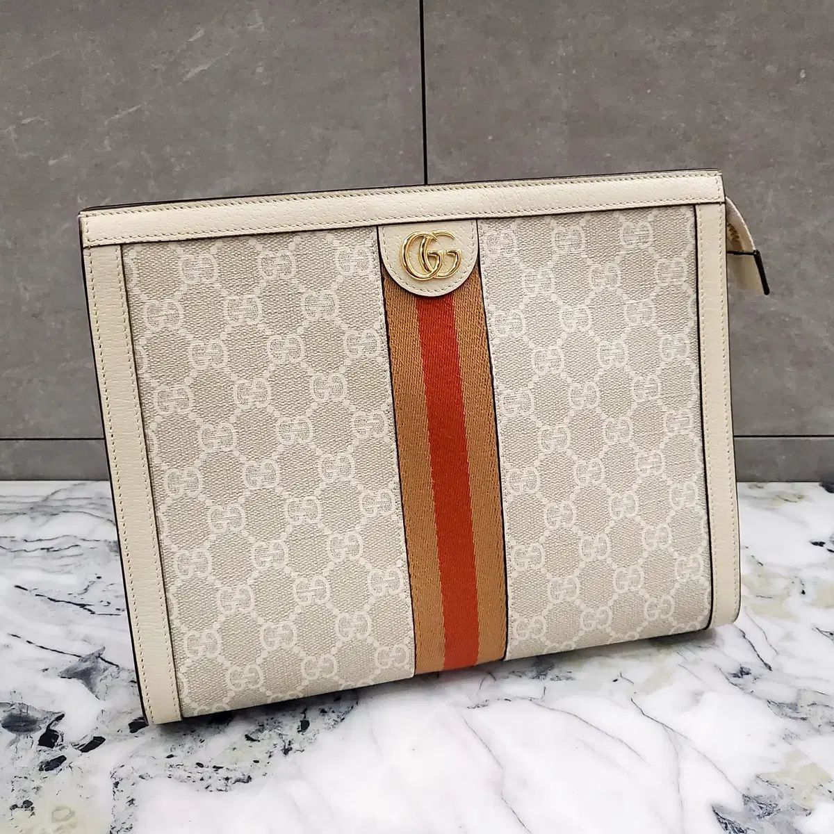 OneSize グッチ オフィディア GG Supreme クラッチバッグ S級 フルセット