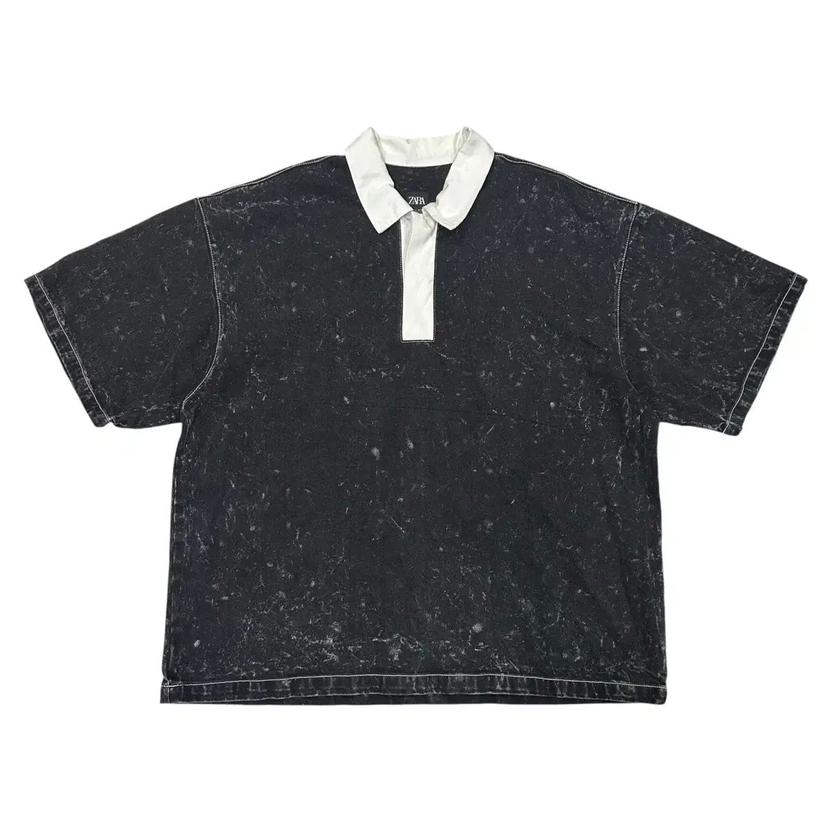 (ばか) ZARA(ザラ) PIGMENT(ピグメント) オーバーサイズ ヴィンテージ デニム カラー 半袖Tシャツ