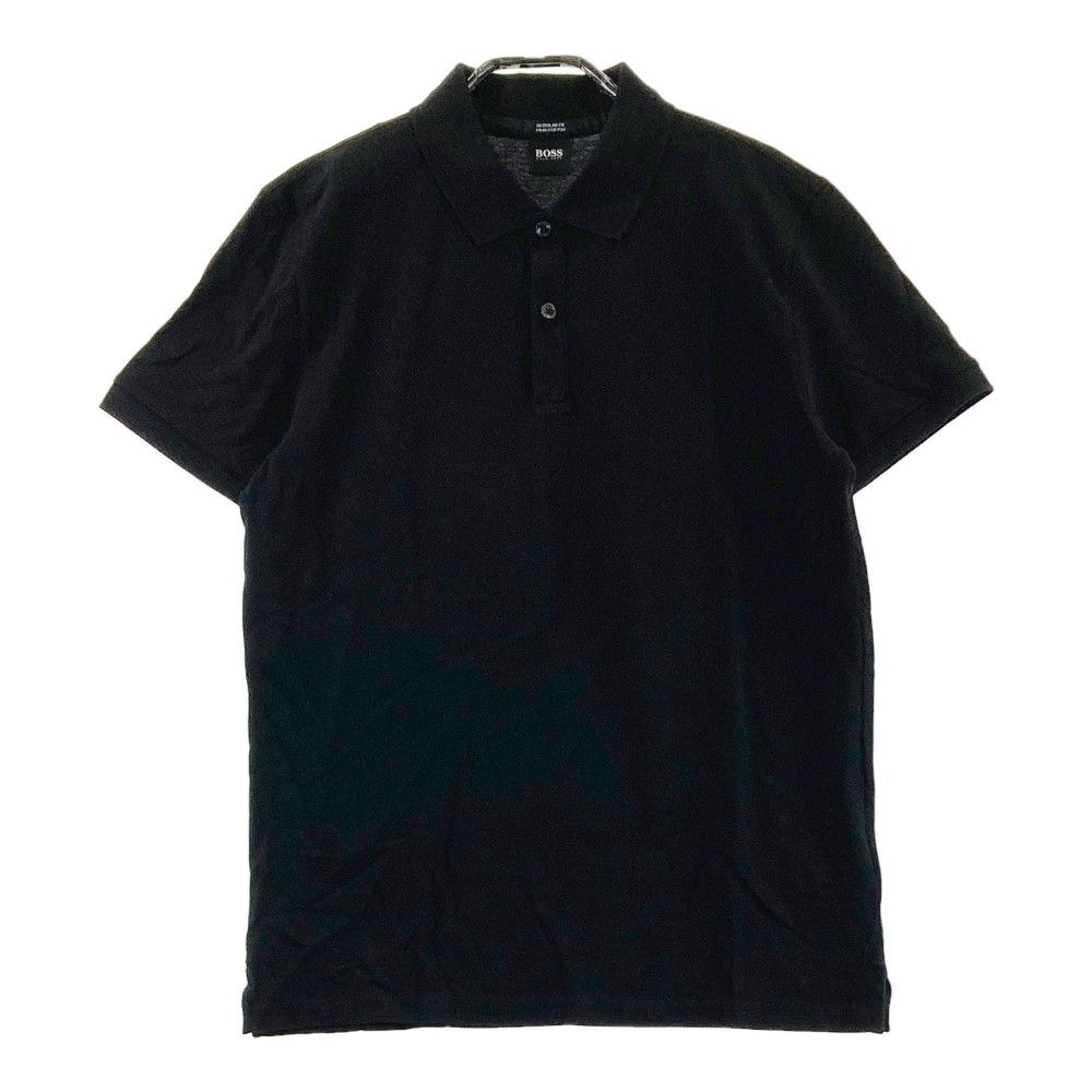 HUGO BOSS ヒューゴボス  半袖ポロシャツ  ブラック系 S [240101325175] メンズ