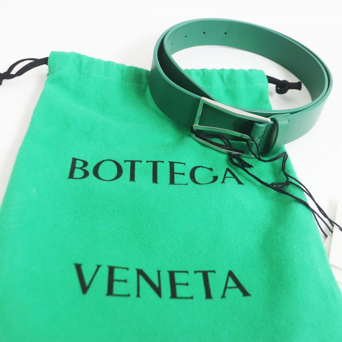 未使用品□BOTTEGA VENETA/ボッテガヴェネタ 649378 ロゴ入り シルバー ...