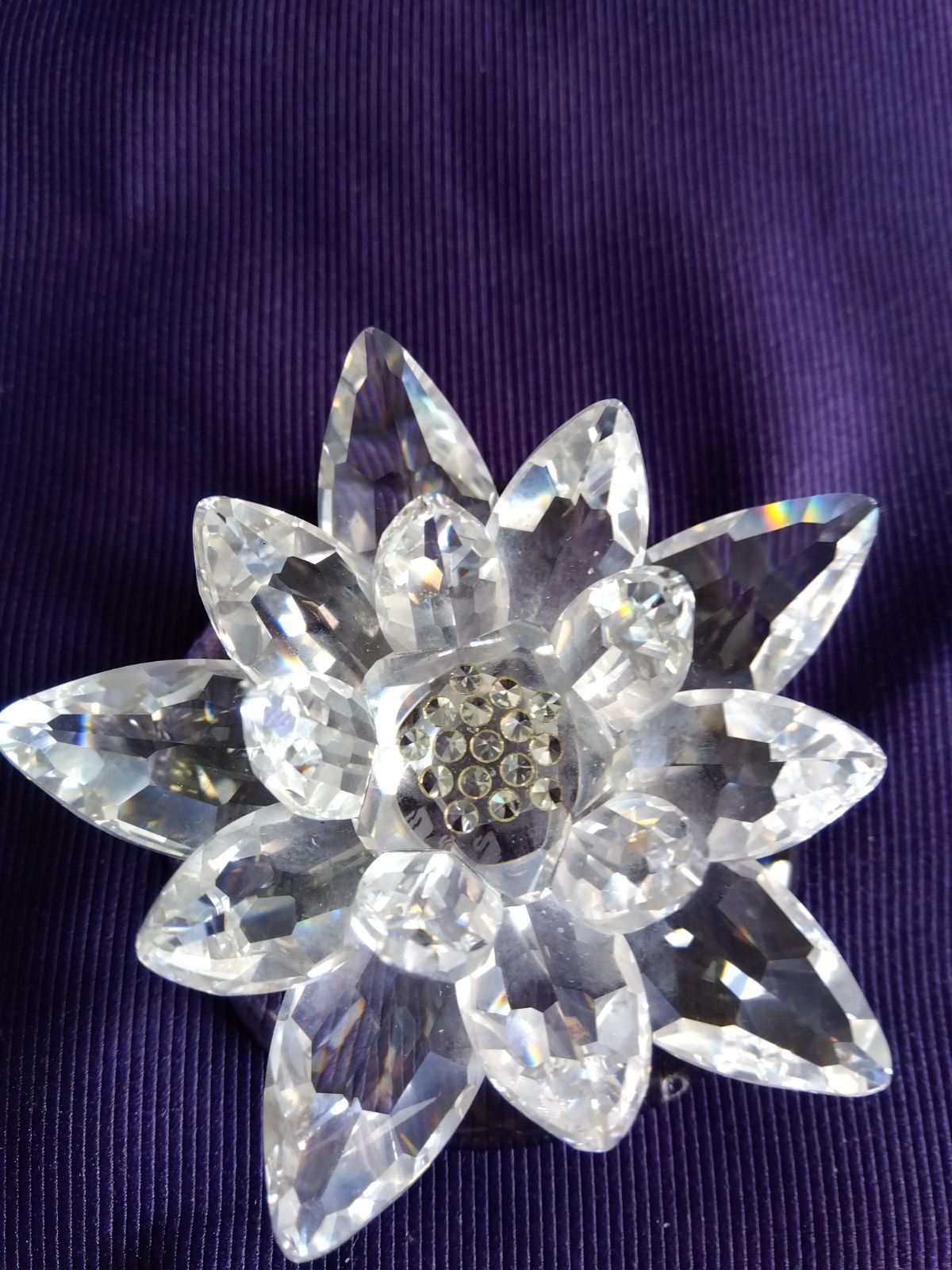 スワロフスキー SWAROVSKI スイレン 水蓮 フィギュリン 廃盤 美品 スワロフスキー SWAROVSKI 睡蓮 スイレン 水蓮 838181 フィギュ
