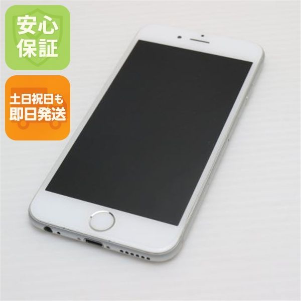 美品 DoCoMo iPhone6 64GB シルバー 即日発送 スマホ Apple