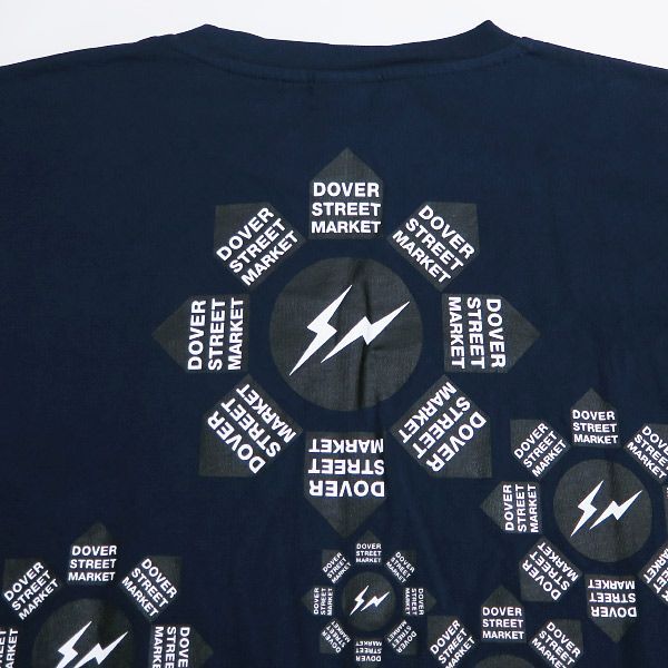 DOVER STREET MARKET ドーバー ストリート マーケット x Fragment Design フラグメント デザイン Table Top  TEE テーブルトップ Tシャツ ネイビー ショートスリーブ カットソー 半袖 - メルカリ