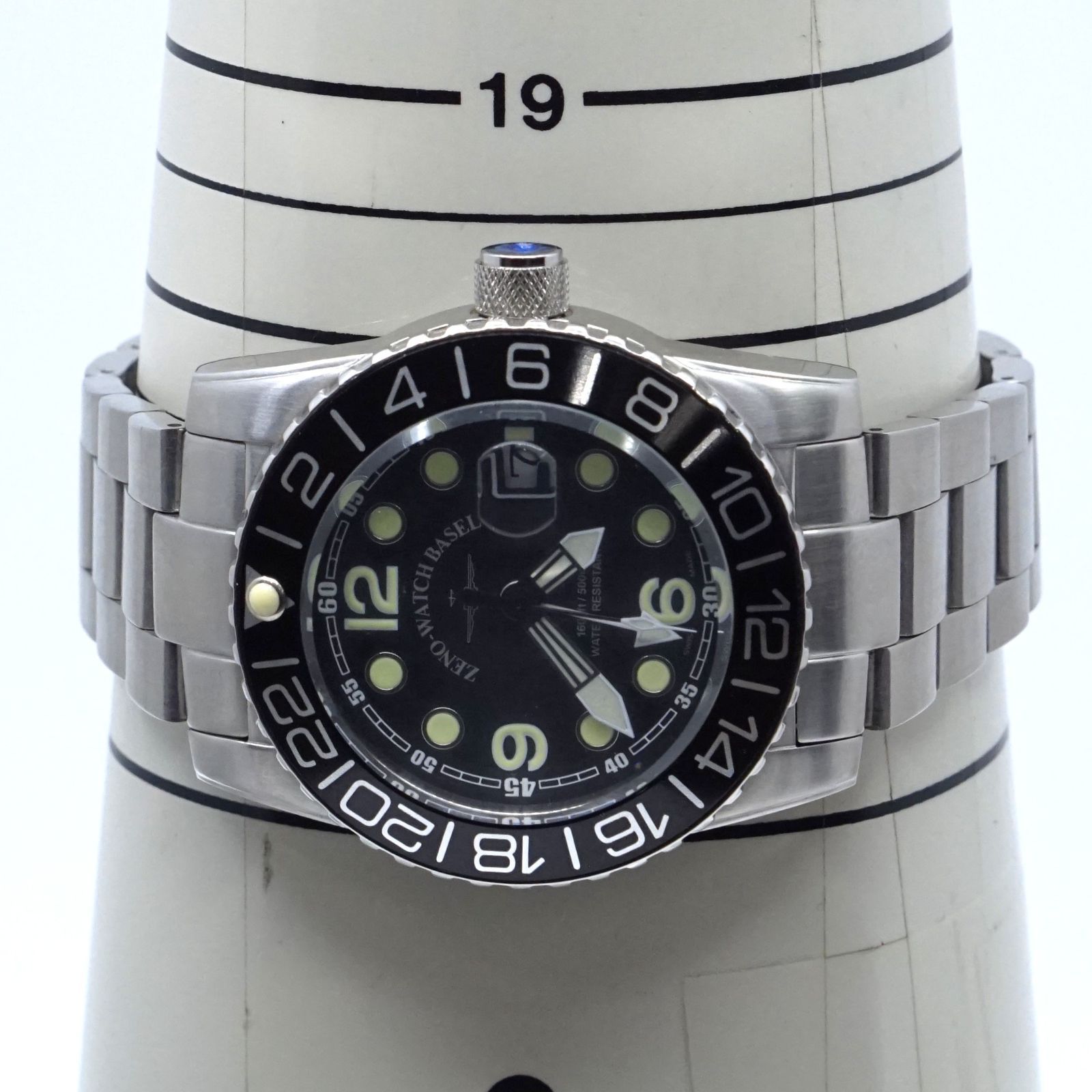 セルゼノ ZENO-WATCH BASEL ゼノウォッチ 6349Q-GMT-M(BK) パイロット