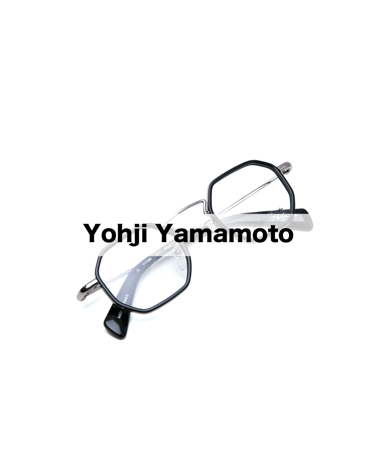Yohji Yamamoto ヨウジヤマモト 眼鏡|メガネ 八角 オクタゴン デモレンズ