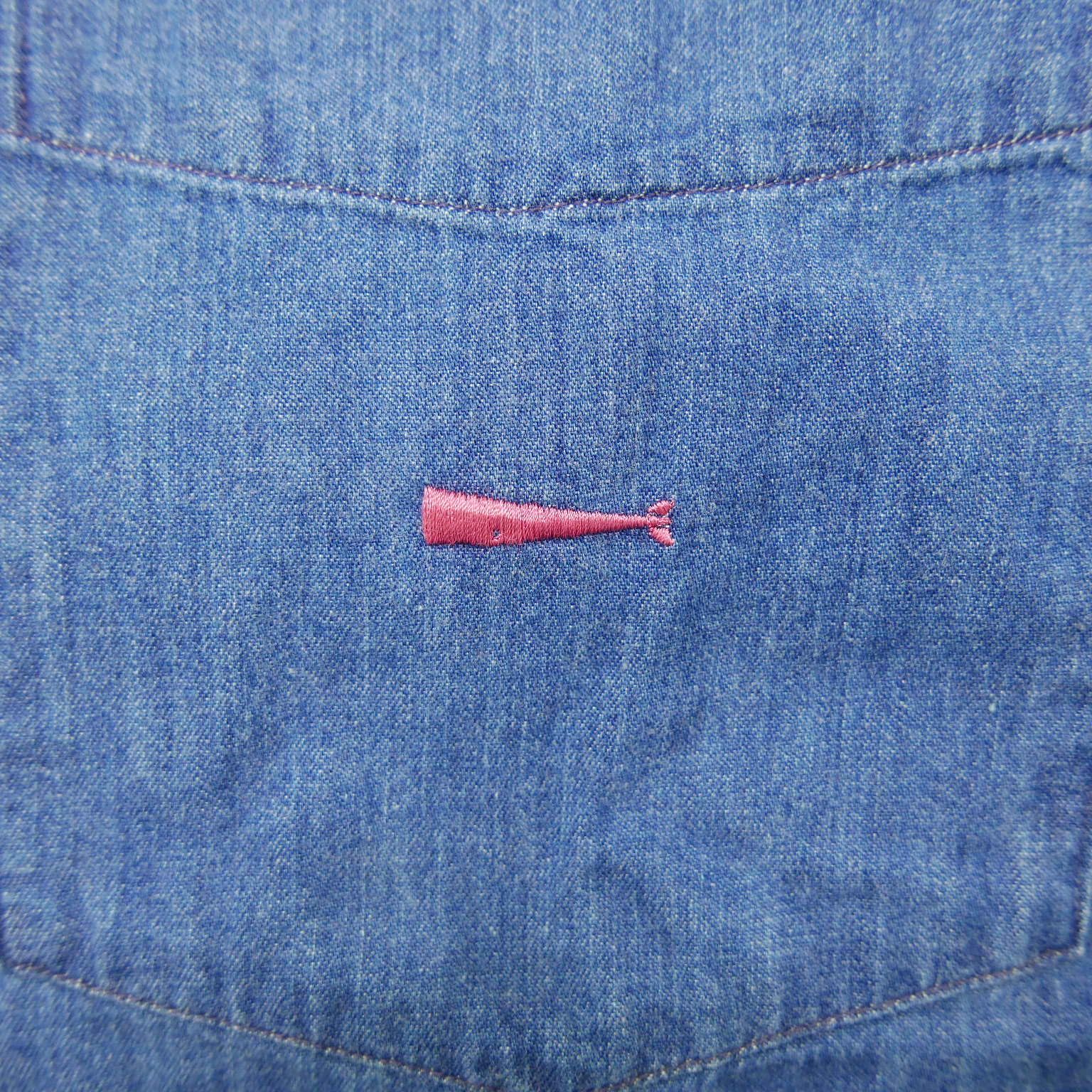 ディセンダント　インディゴシャツ（M） DESCENDANT ディセンダント ALLEN DENIM LS SHIRT メンズ 長袖