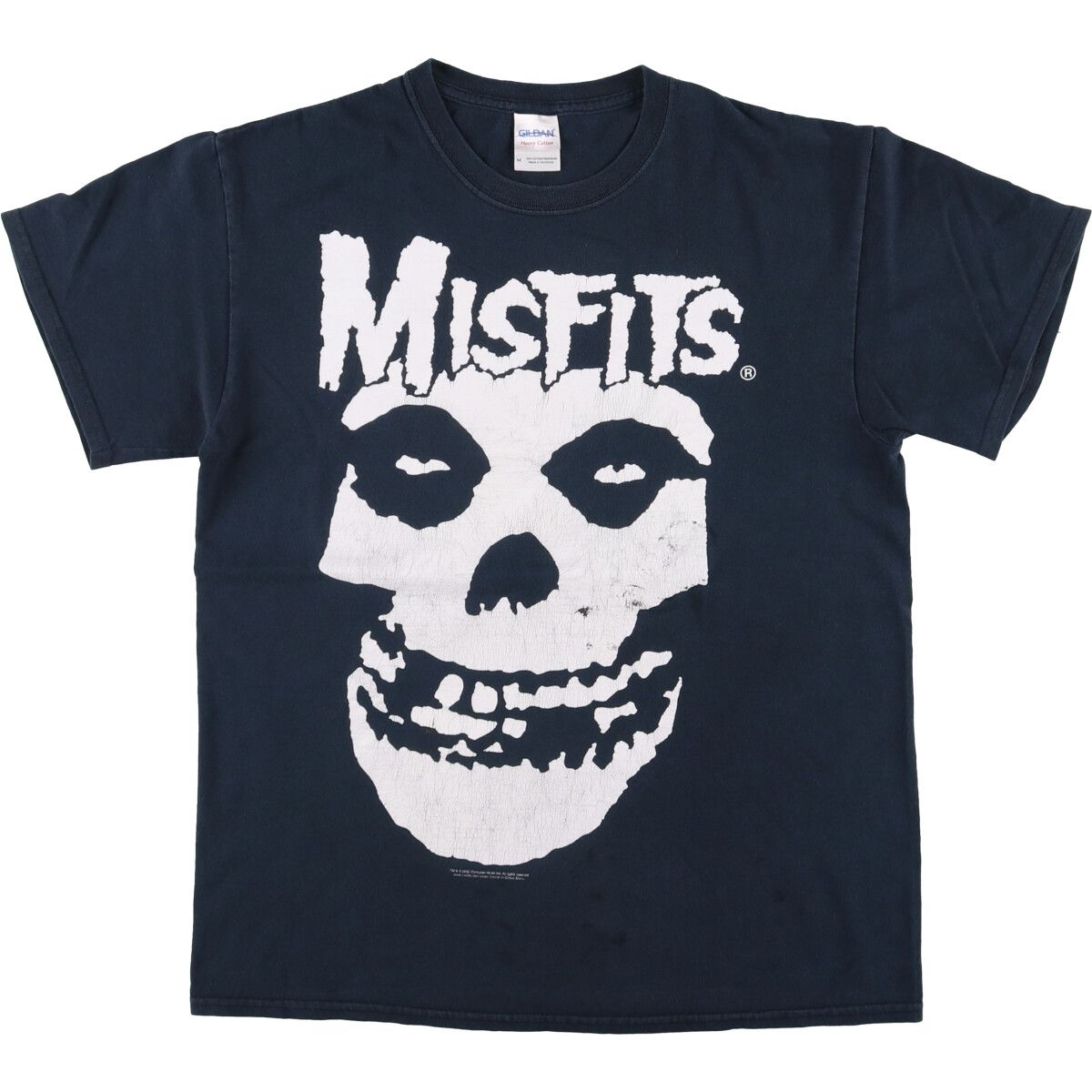 古着 ギルダン GILDAN MISFITS ミスフィッツ ドクロ柄 スカル柄 バンドTシャツ バンT メンズM相当|eaa585065