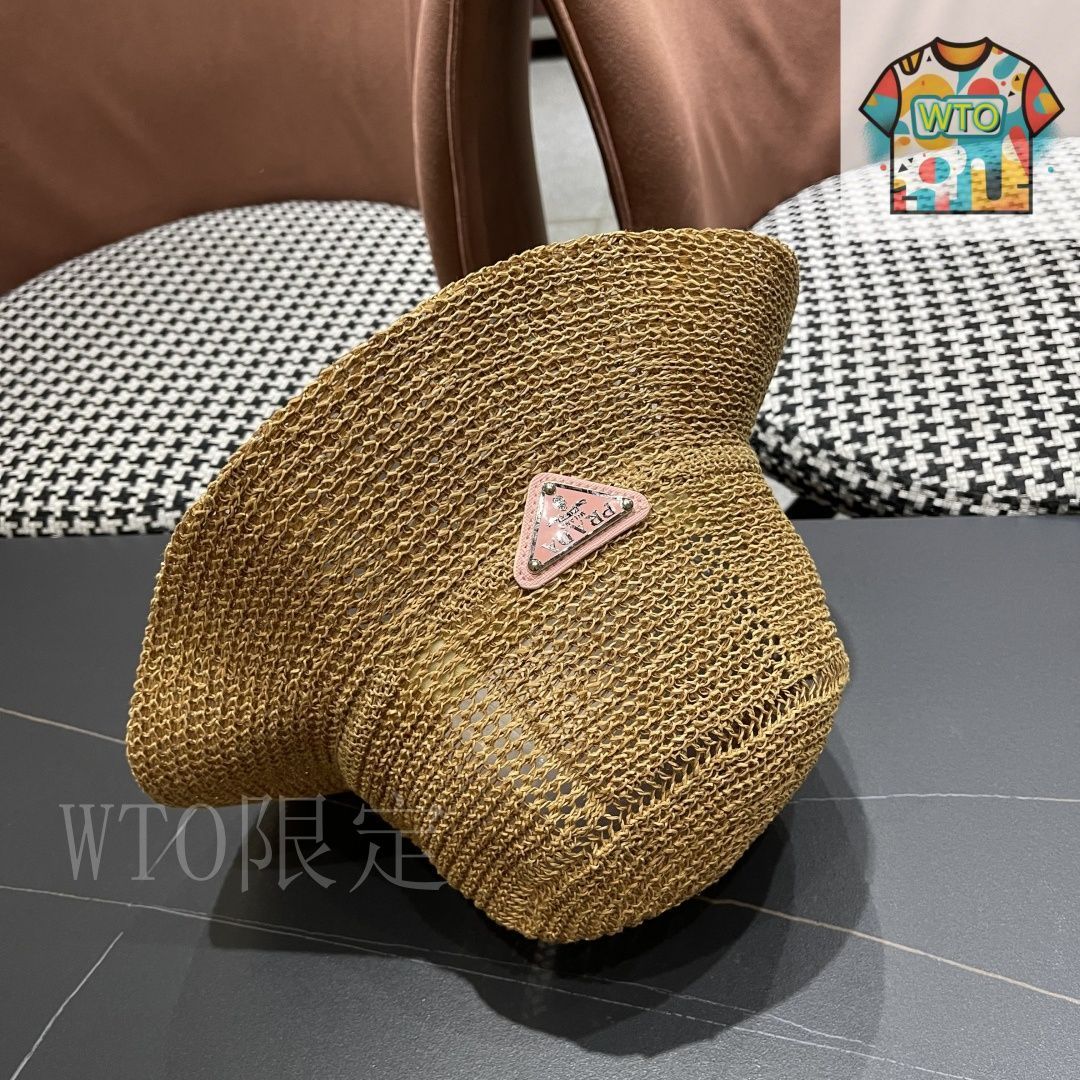 今日WTO】PRADA Knit Foldable キャミ バケットハット-FO58