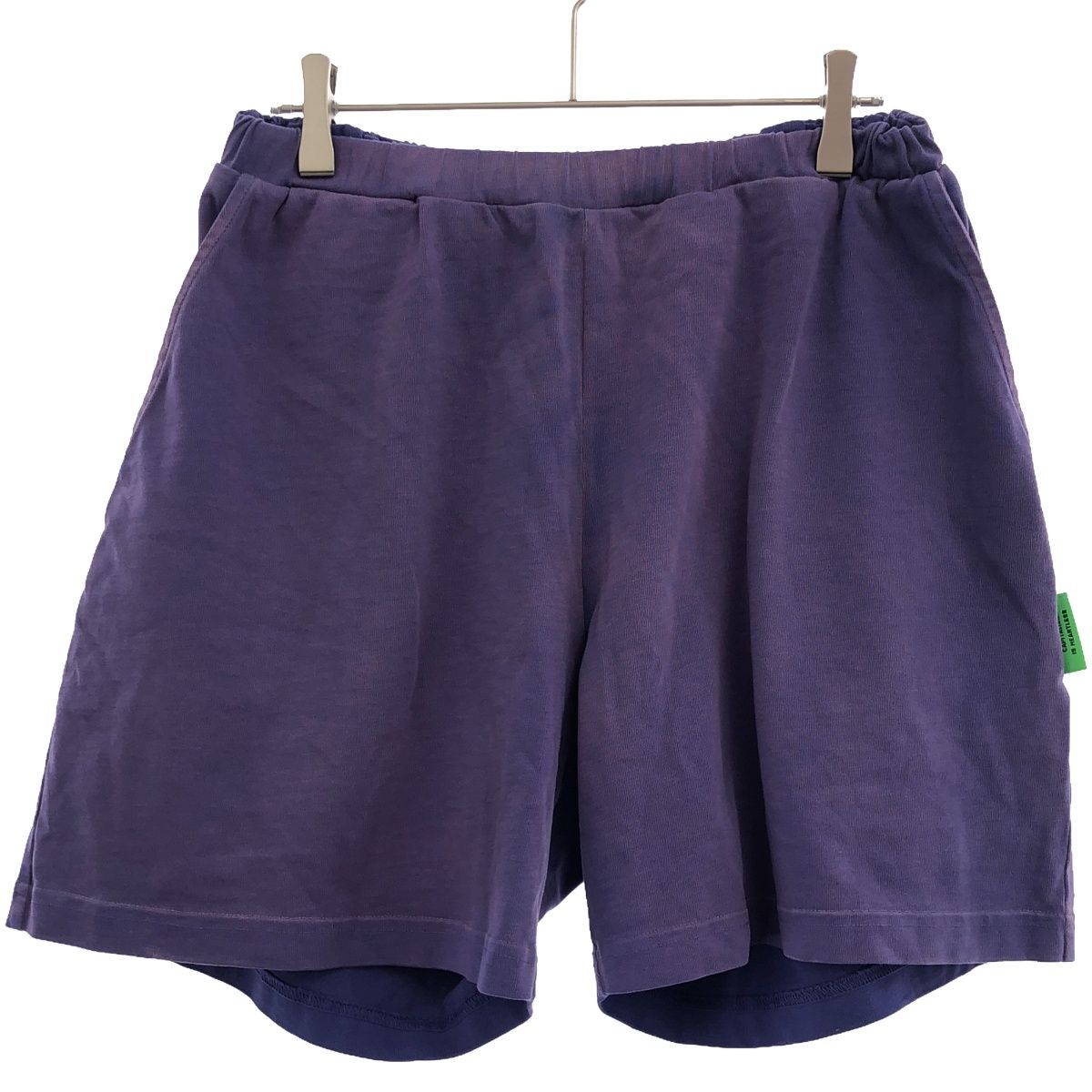 WILLY CHAVARRIA ウィリーチャバリア WISM別注 GYM SHORTS スウェットショーツ  パープル M