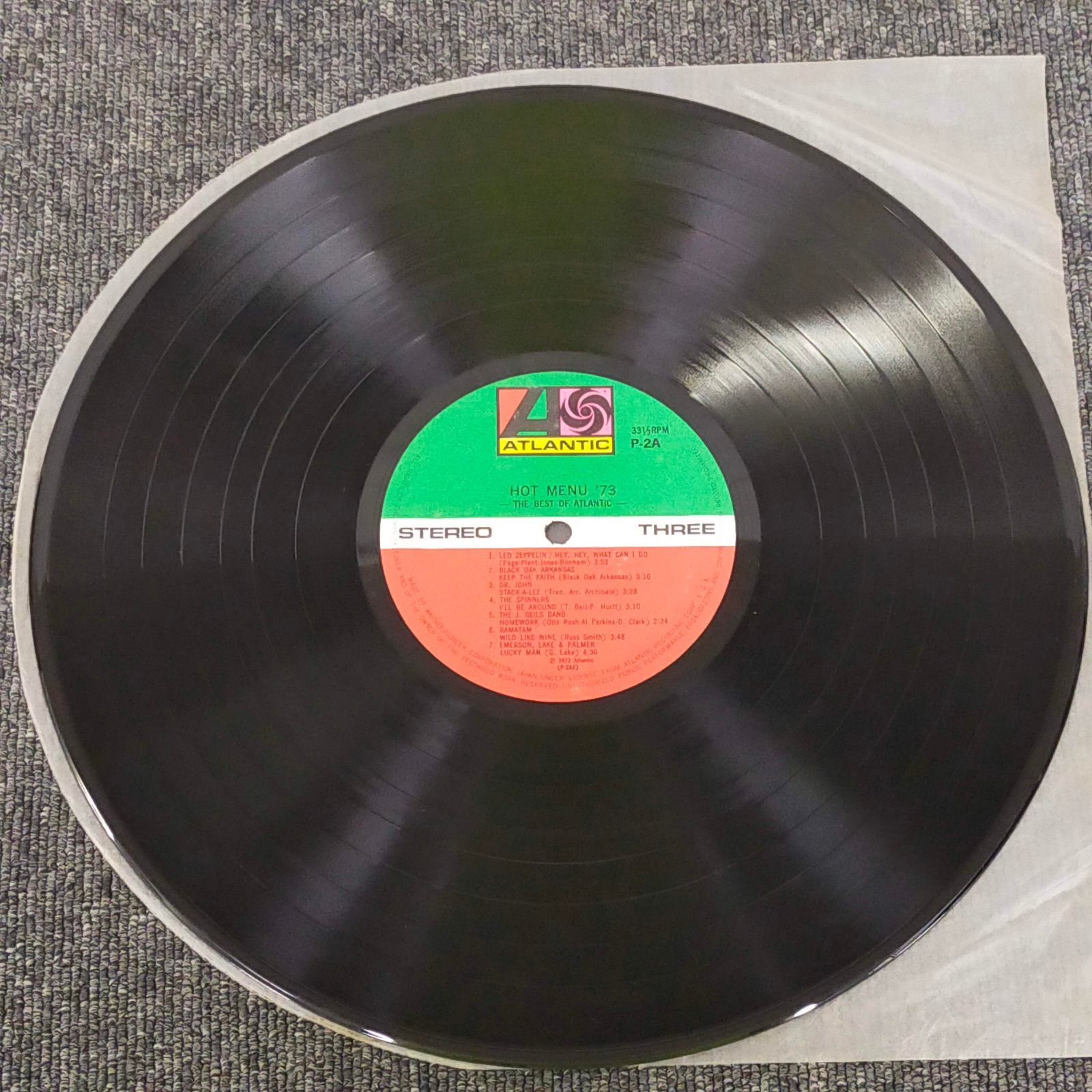 LPレコード♪ルネッサンス「運命のかード」　他3枚セット LPレコード1498】ホット・メニュー'73～ベスト・オブ・ワーナー