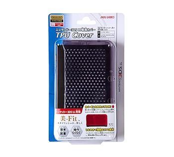 3DSLL TPUカバー クリアブラック