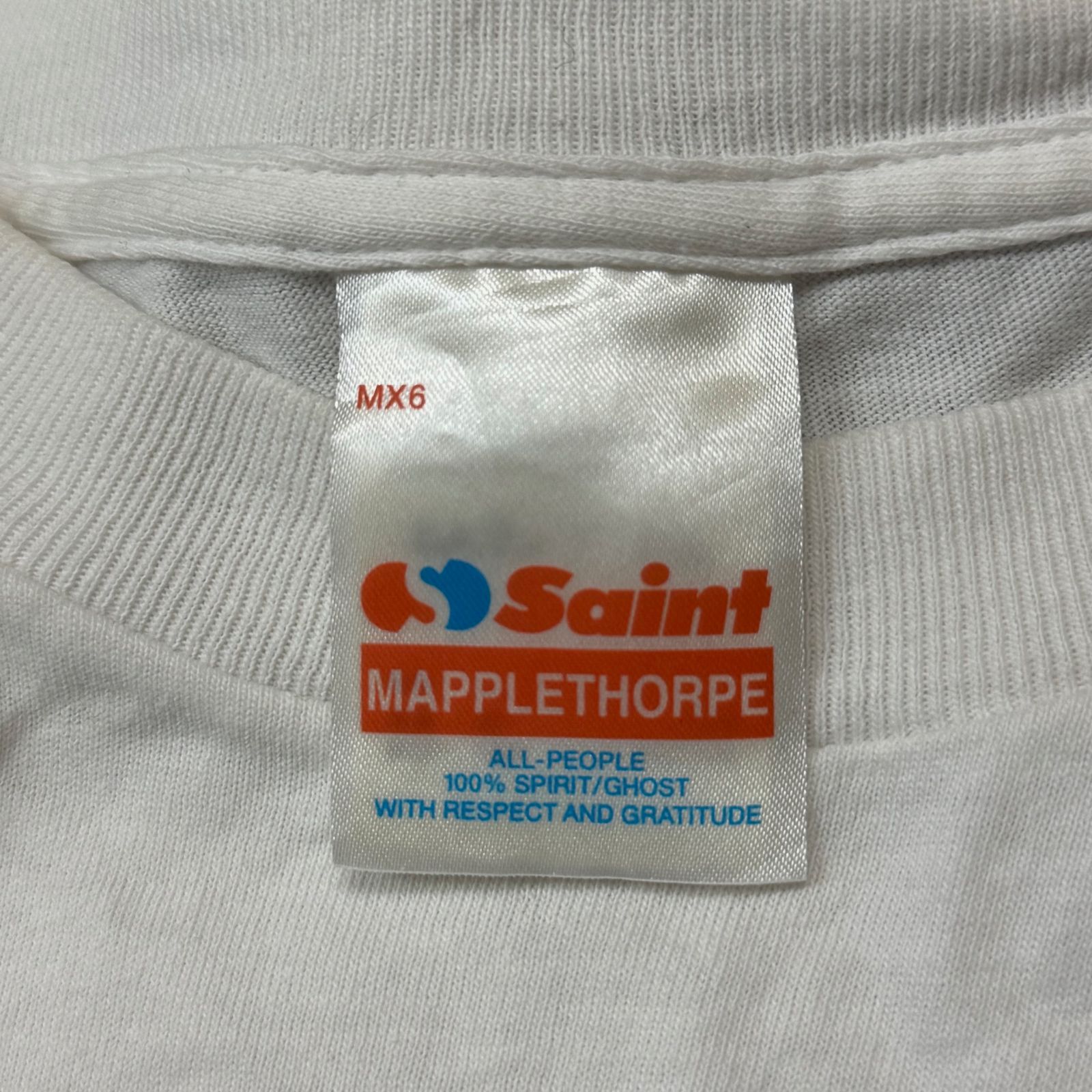 参考上代39600円 SAINT MICHAEL × Robert Mapplethorpe 25SS MT_SS TEE 