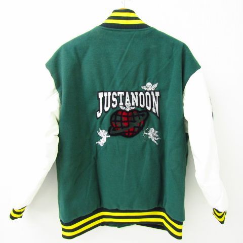 美品　中町兄妹 just a noon スタジャン　ブラウン　ホワイト　レザー JUST A NOON (@justanoon_official) • Instagram photos and videos