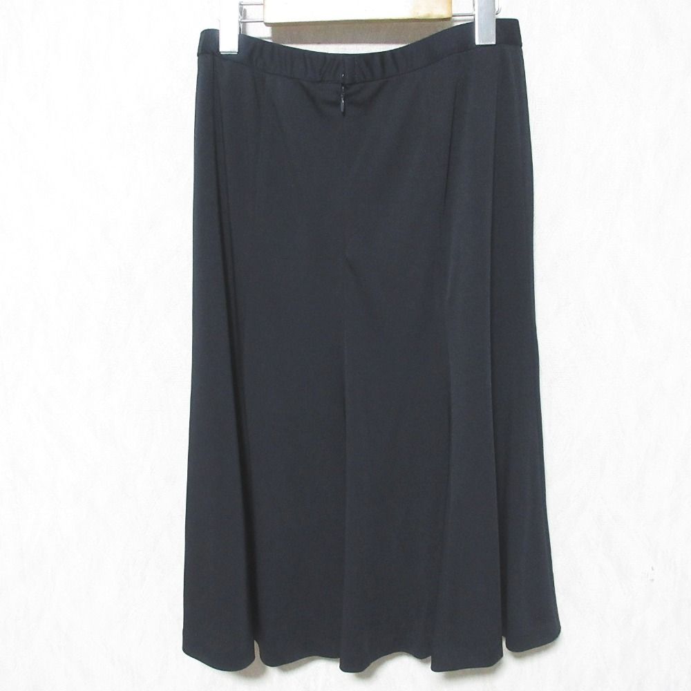 LEONARD レオナール カンカン素材 ミディ丈 スカート 44 美品 LEONARD FASHION レオナールファッション カンカン