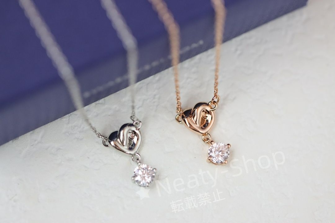 💗新品💗Swarovski  ファッショ永遠の愛シングルドリルロマンチック鎖骨ネックレス