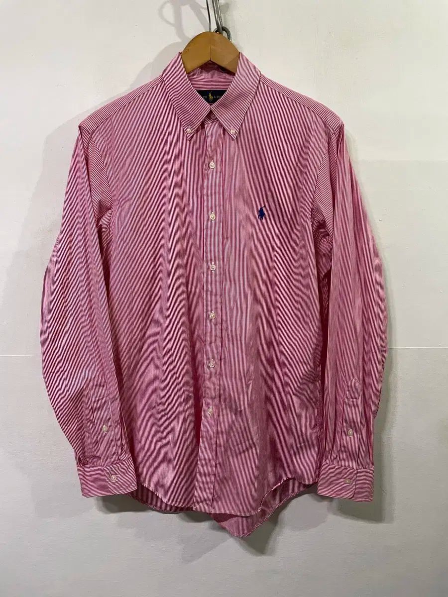 ポロ ラルフローレン 長袖 ストライプ シャツ 100-105 クラシックフィット サイズ ゆったりしている