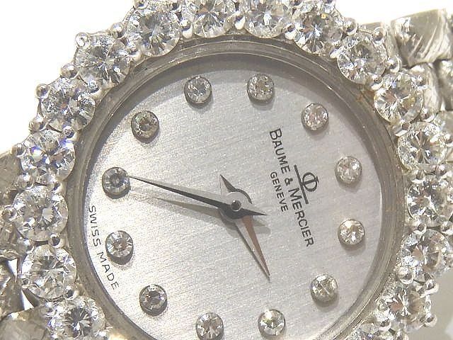 BAUME&MERCIER ボーム＆メルシエ ダイヤベゼル 腕時計 レディース