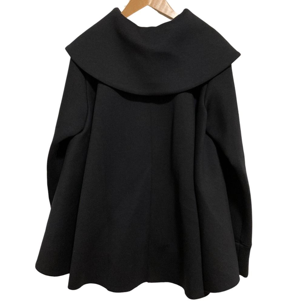 美品 yori ヨリ バックフレアブルゾン ビッグカラー ジップアップ 