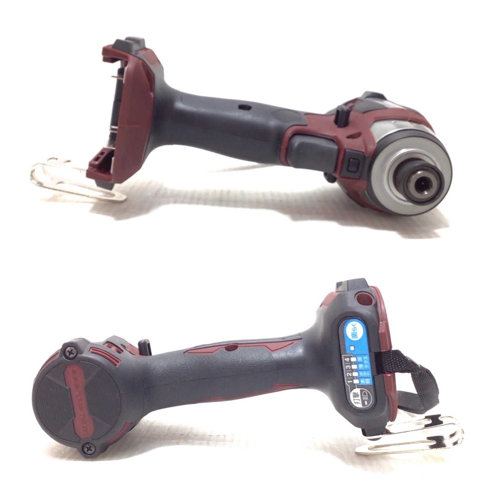 ΘΘMAKITA マキタ インパクトドライバ S 充電器 充電池2個 ケース付 コードレス式 18v 720920 色 TD173DGXAR レッド HRDEVELOPMENT_JP