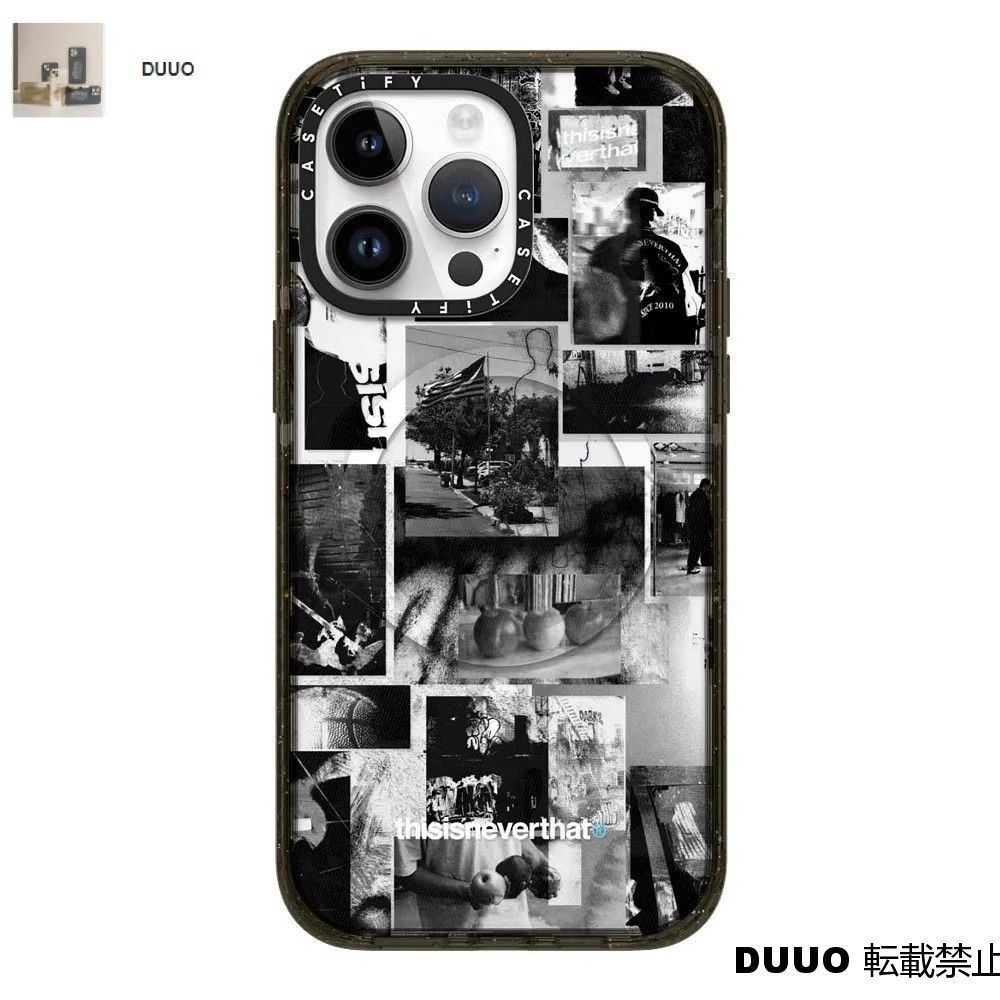 新品｜CASETiFY ステッカーアート iPhone16proケース アートデザイン iPhoneケース MagSafe対応 thisisneverthat