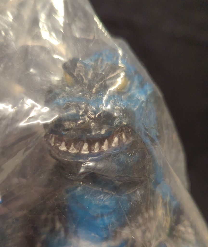 ゴジラ1962～キンゴジ（ギガブレイン）ソフビフィギュア 背ビレ蓄光版