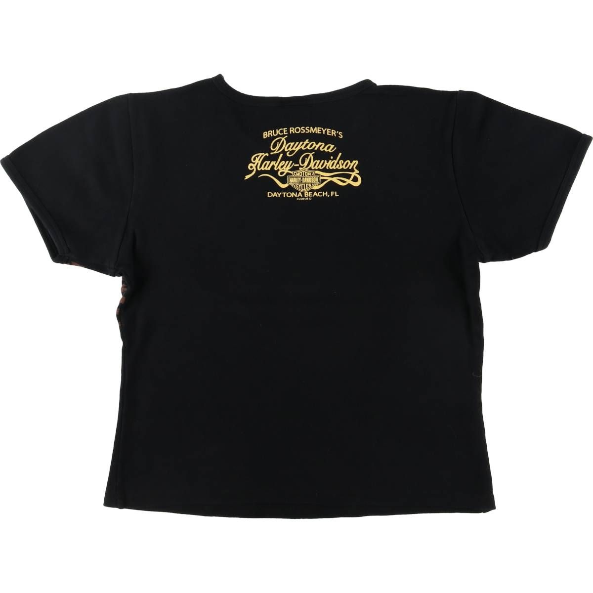 古着 00年代 ハーレーダビッドソン Harley-Davidson 花柄 モーター