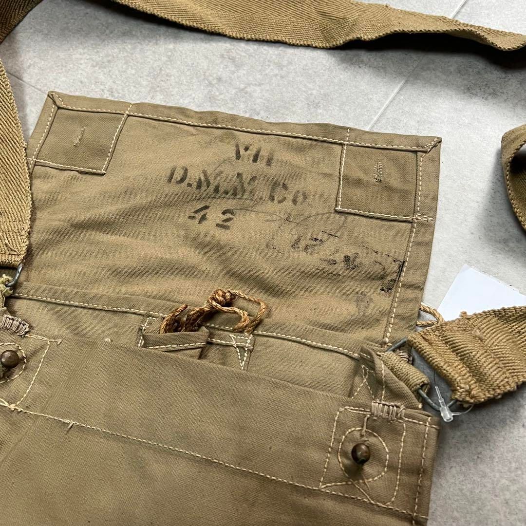 希少40s WW2 第二次世界大戦 イギリス軍 ガスマスクバッグ