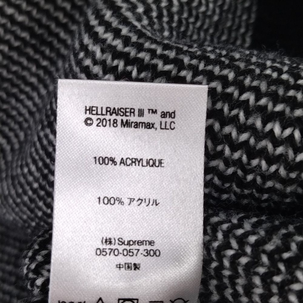 SUPREME (シュプリーム) 18SS Hellraiser Pinhead Sweater ヘル