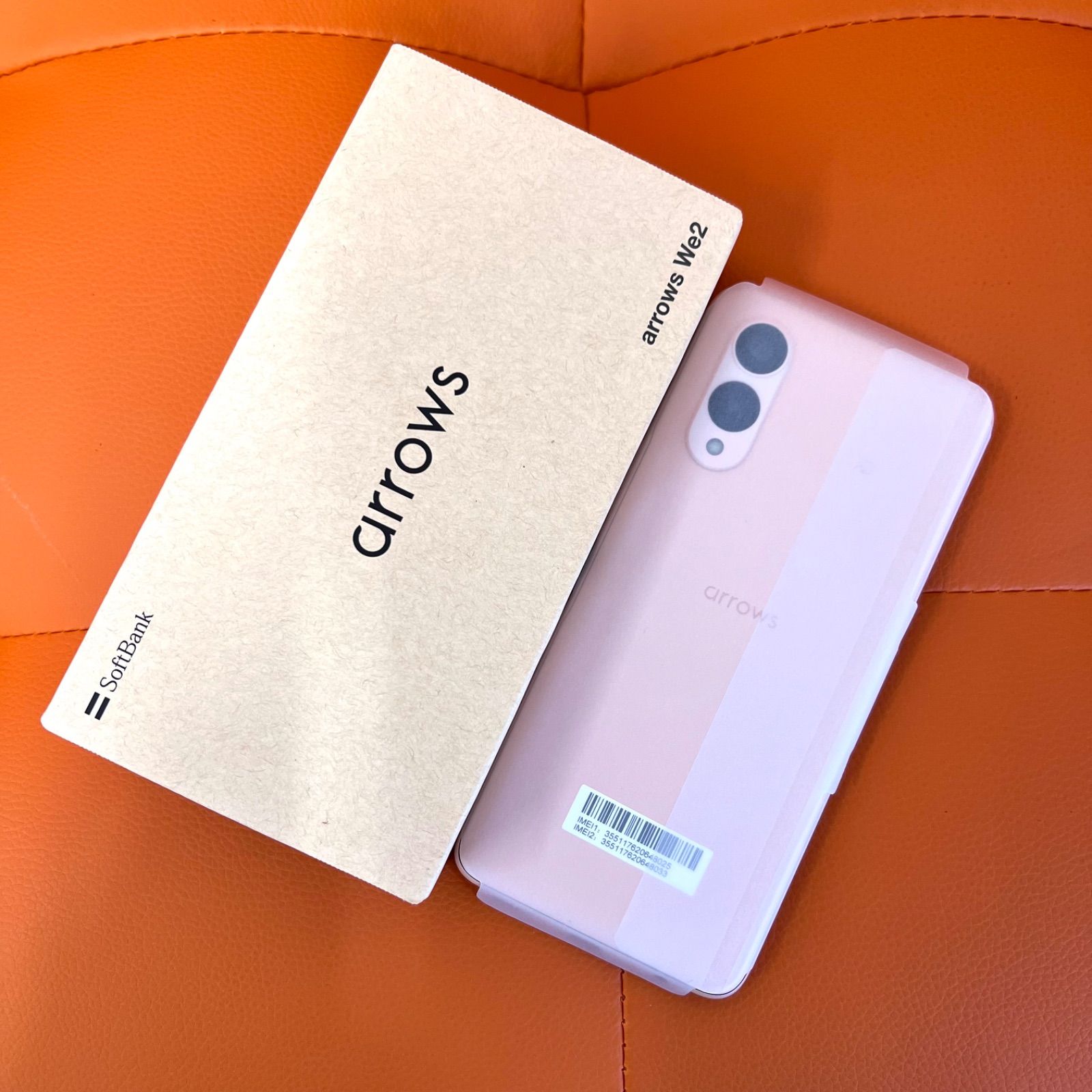 【新品・未開封】arrows We2 ライトオレンジ arrows We 新品未使用 We2 A402FC [ライトオレンジ/橙] Softbank ワイ