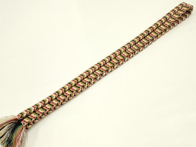 平和屋着物 上 有職組紐道明 帯締め 御岳組 五舞鸞 金糸 宮内庁御用 国立博物館御用 東京芸術大学御用 AABA5391ay