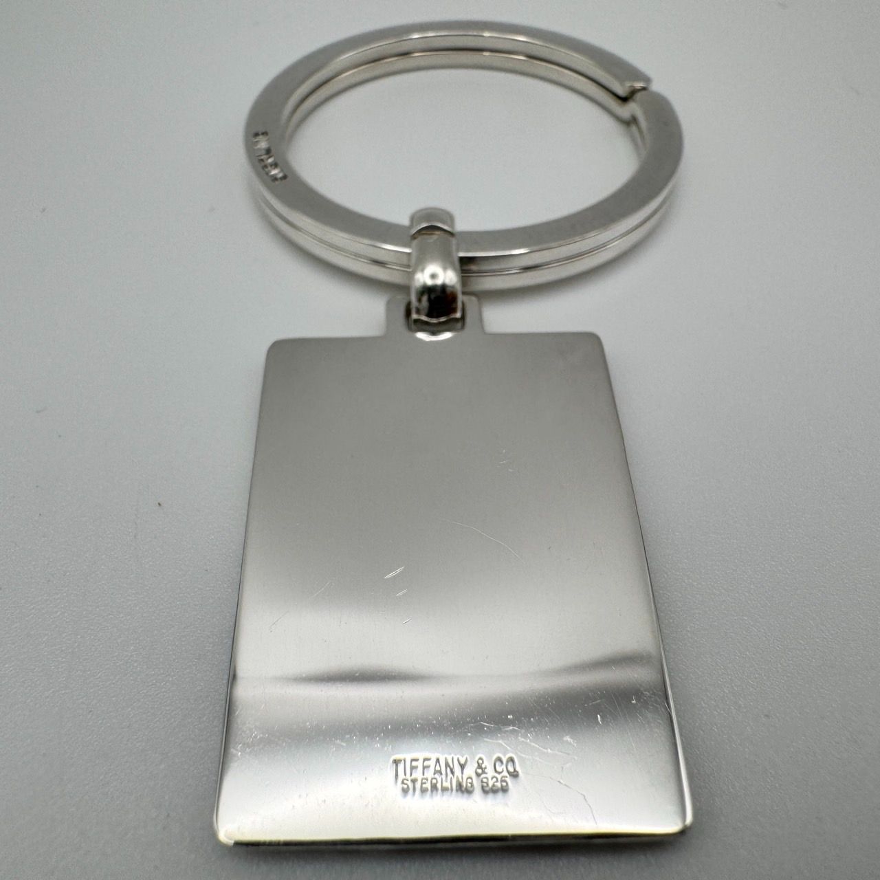 希少 良品 TIFFANY&Co. ティファニー キーリング Tロゴ