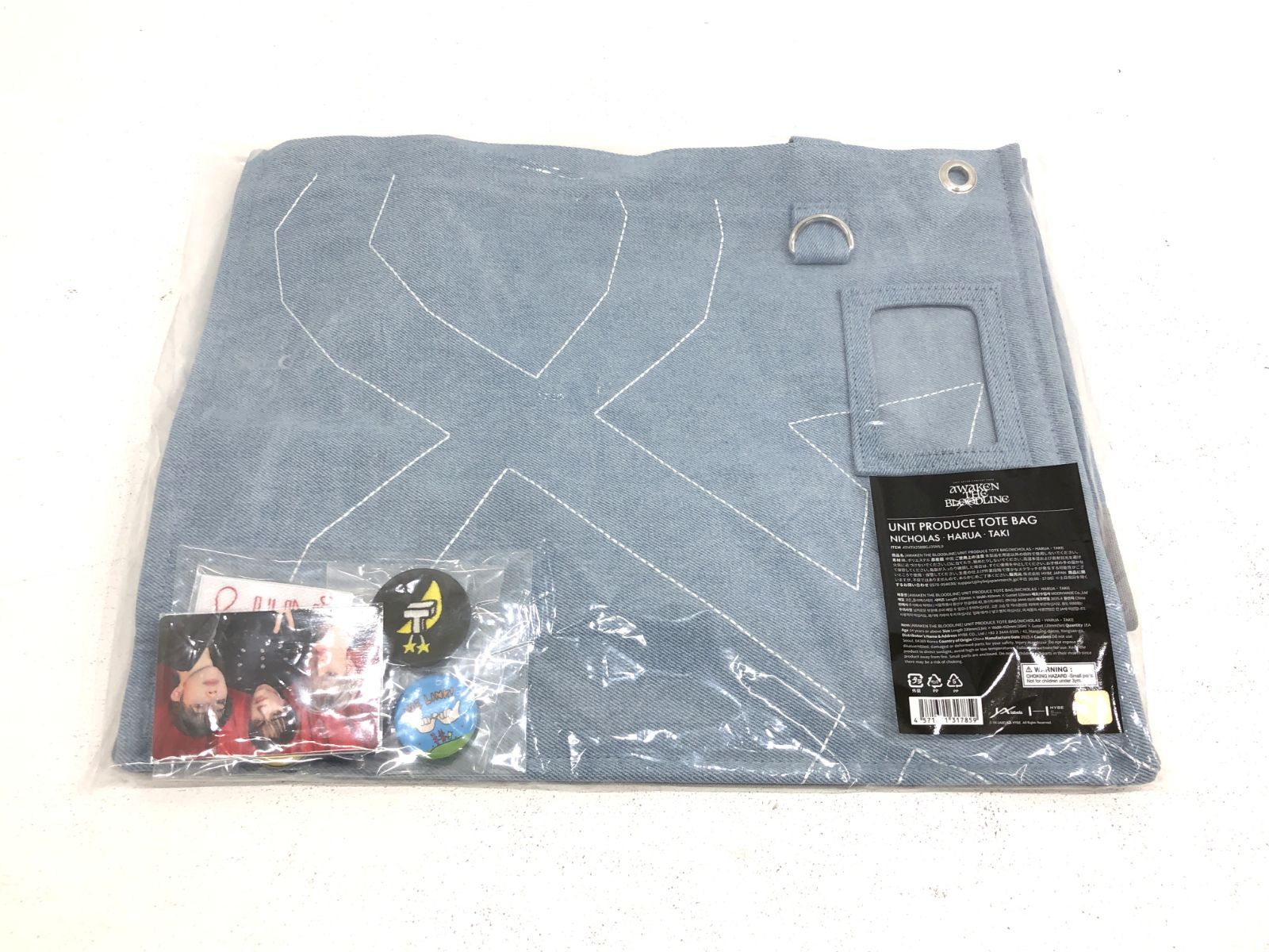 &TEAM ユニット トートバッグ NICHOLAS HARUA TAKI &TEAM | UNIT PRODUCE TOTE BAG (NICHOLAS・HARUA・TAKI)