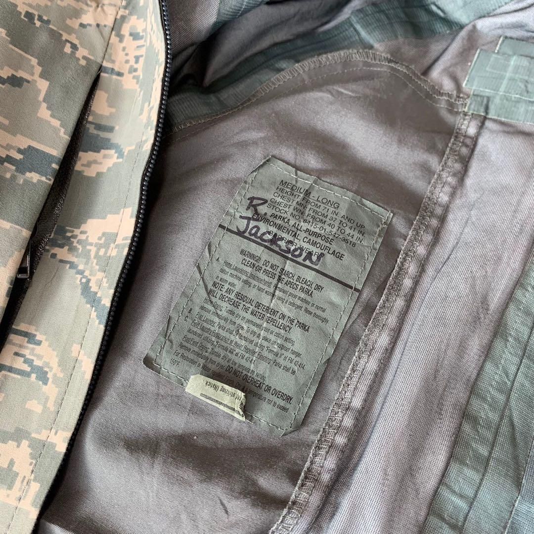 USAF アメリカ空軍タイプ ゴアテックス APECS パーカー デジカモ