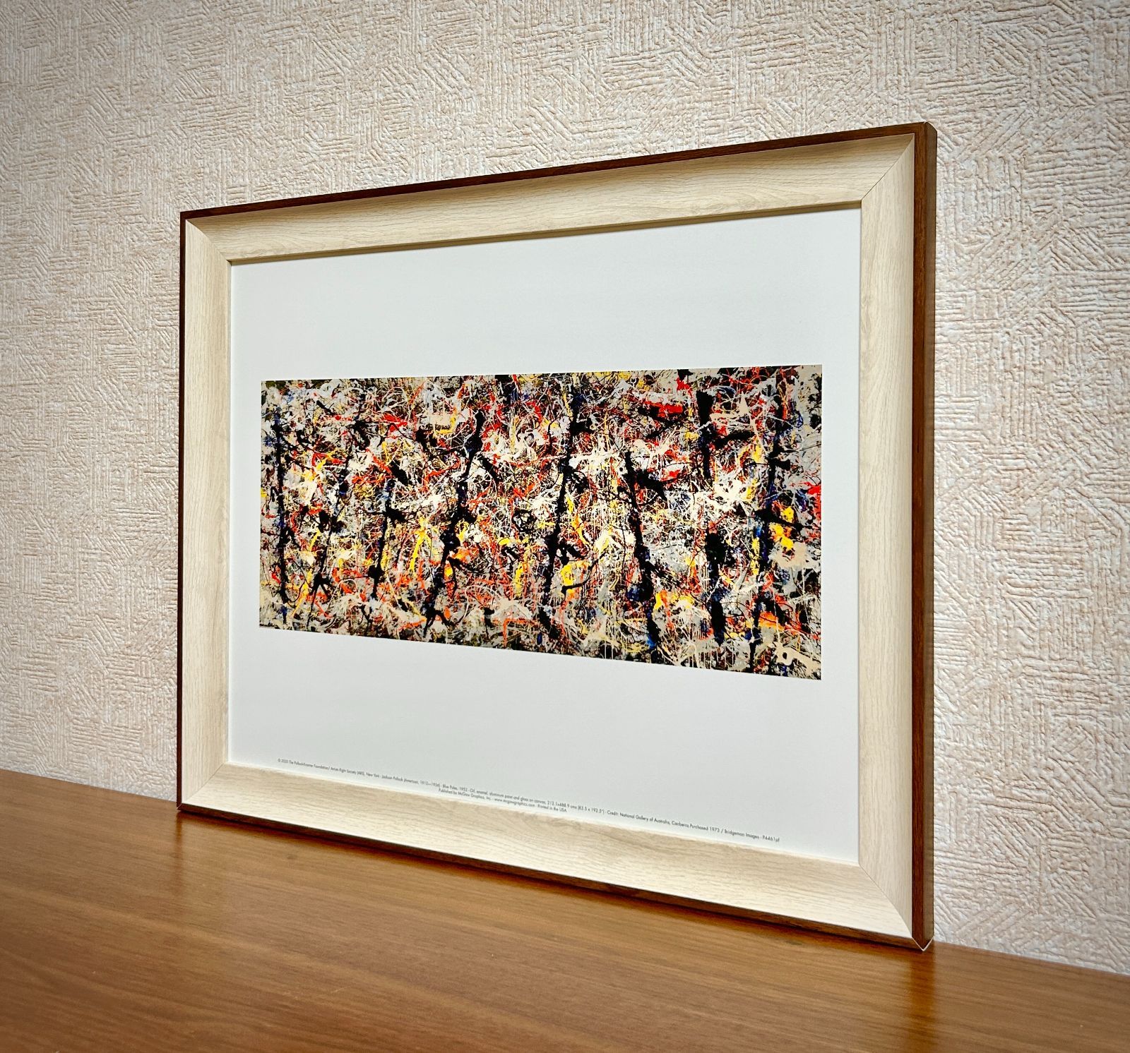 新品☆額縁付アートポスター☆ジャクソンポロック☆Jackson Pollock