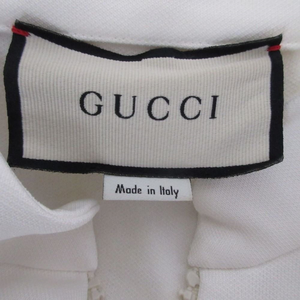 ほぼ美品 19SS GUCCI グッチ テニスロゴ エンブロイダリー ひざ丈 