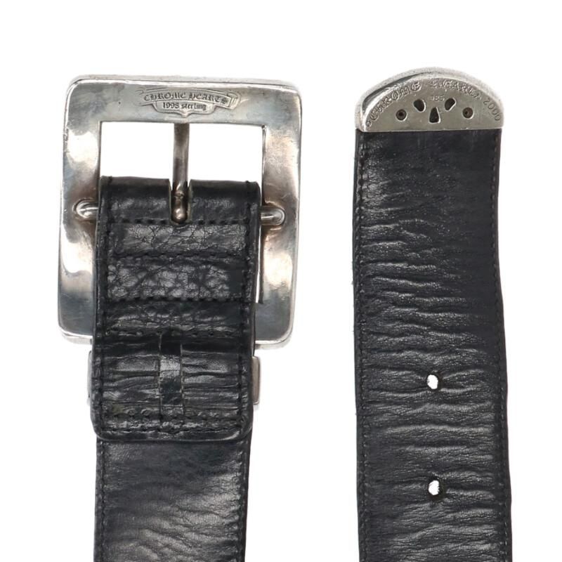 クロムハーツChromeHearts BLT 3PC OTJ レザーベルト美品 Chrome Hearts - クロムハーツ BLT 3PC OTJ レザーベルト メンズ